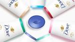 Six bottles of Dove Advanced Care displayed in a circle around the Dove logo.