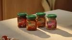 Four jars of Knorr Fast & Flavourful Paste are pictured on a white kitchen counter. AI cut the development time in half.