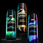 Lynx aerosol cans