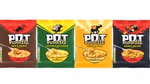 Four Pot Noodle flavors: Beef & Tomato, Chicken & Mushroom, Original Curry, Bombay Bad Boy.